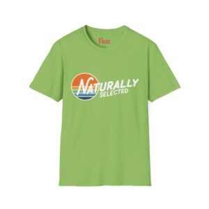 Naturally Selected T-Shirt | Evolution Science Retro Logo